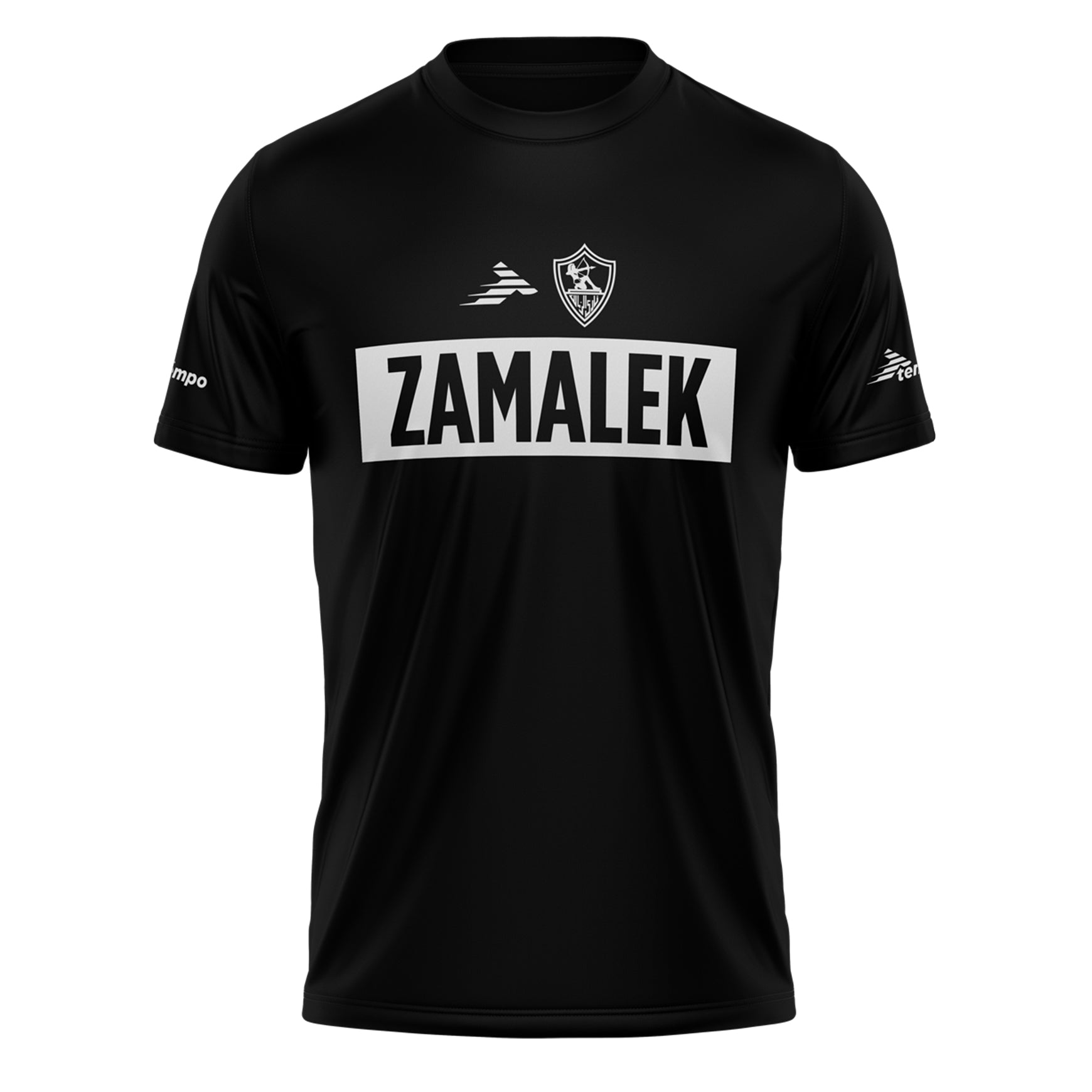 Zamalek Black Leisure Cotton T-Shirt