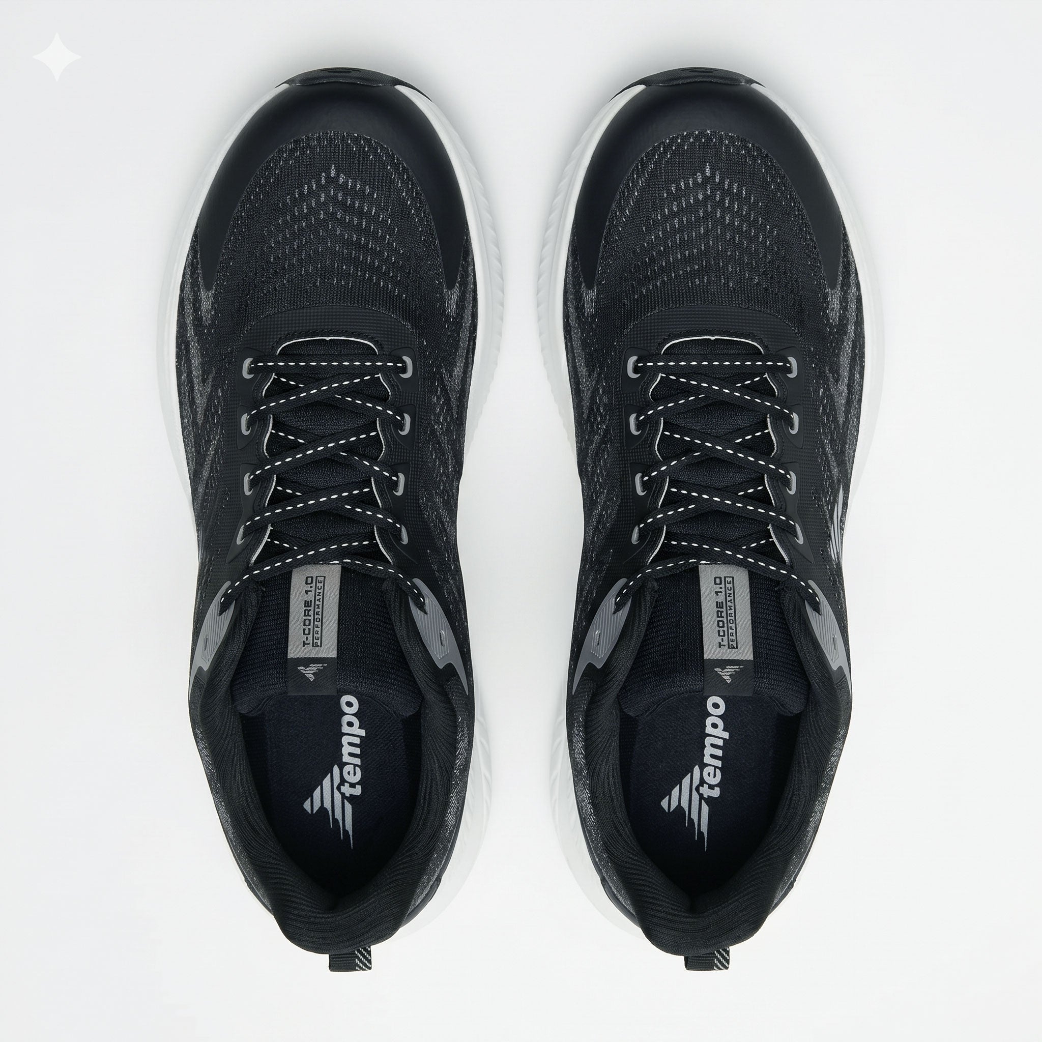 Men's T-Core 1.0 Running Shoes - Midnight Black