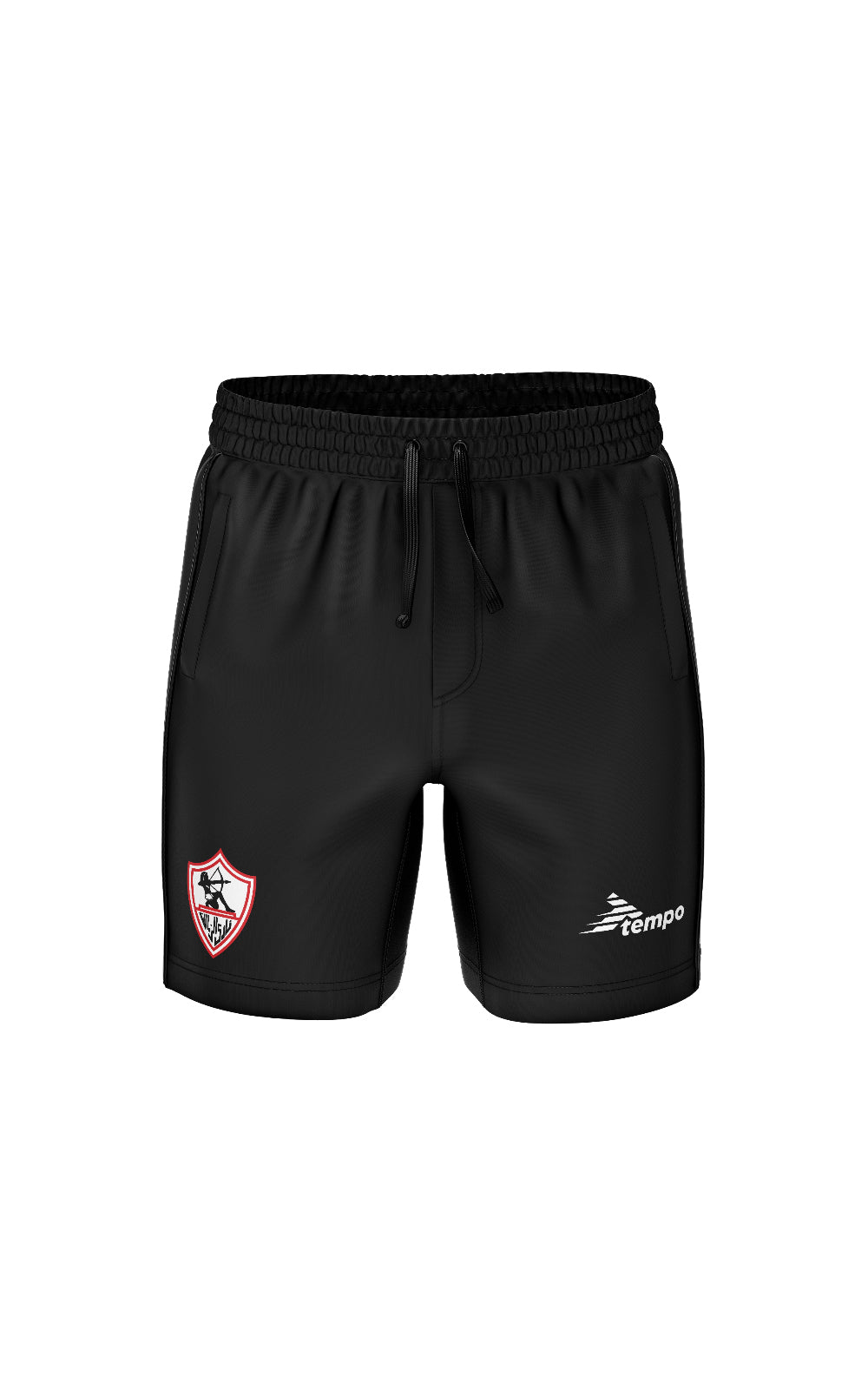 Zamalek Black Leisure Shorts