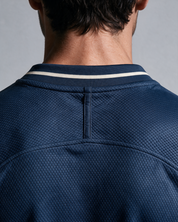 Men's Short Sleeve Collar Jersey - Navy