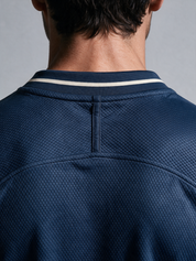 Men's Short Sleeve Collar Jersey - Navy