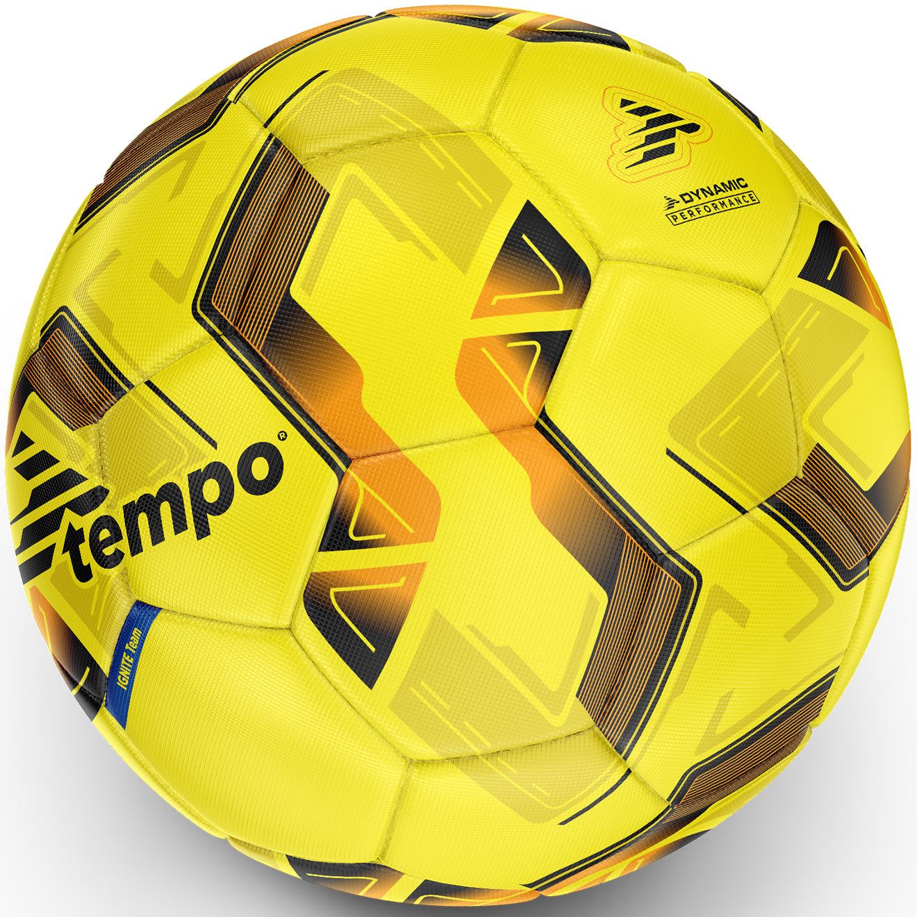 Tempo IGNITE Team yellow black size 3 football