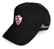 Official Zamalek SC black team cap with embroidered crest