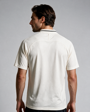 Men's Short Sleeve Collar Jersey - Off White