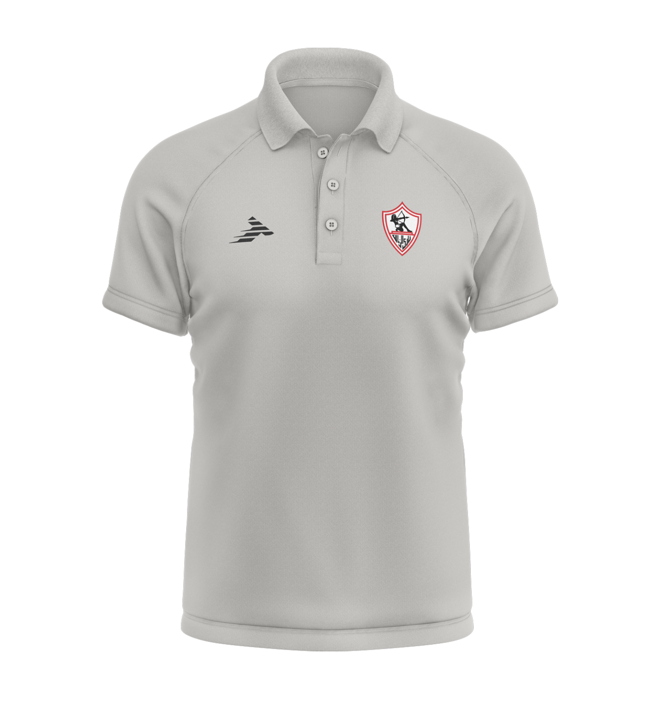 تيشيرت بولو الزمالك 2023/24 — رمادي فاتح