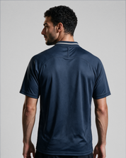 Men's Short Sleeve Collar Jersey - Navy