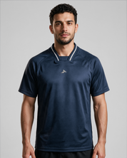 Men's Short Sleeve Collar Jersey - Navy