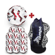 12x IGNITE Team White/Red Size 5 Bundle