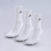 3 Pack Crew Socks White