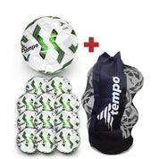 12x IGNITE Team White/Green Size 5 Bundle