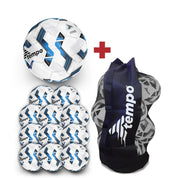12x IGNITE Team White/Blue Size 5 Bundle