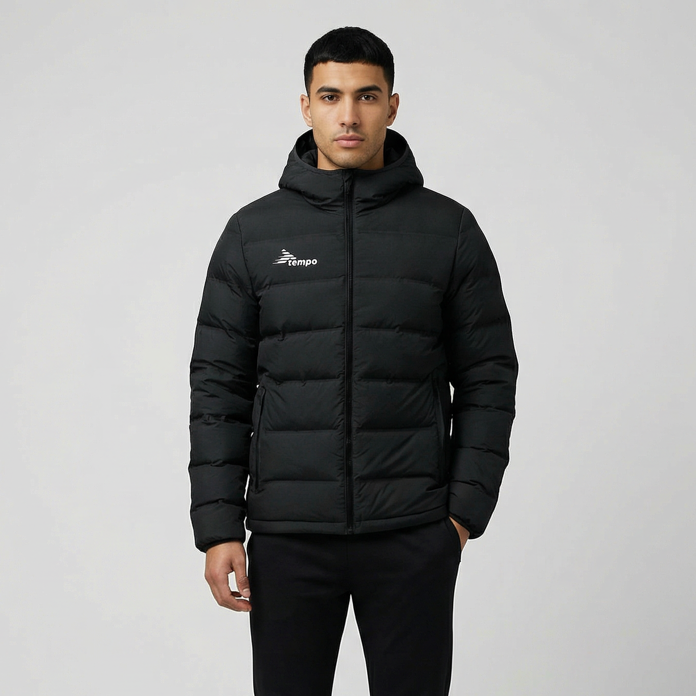 ESSENTIALS Puffer Jacket Black