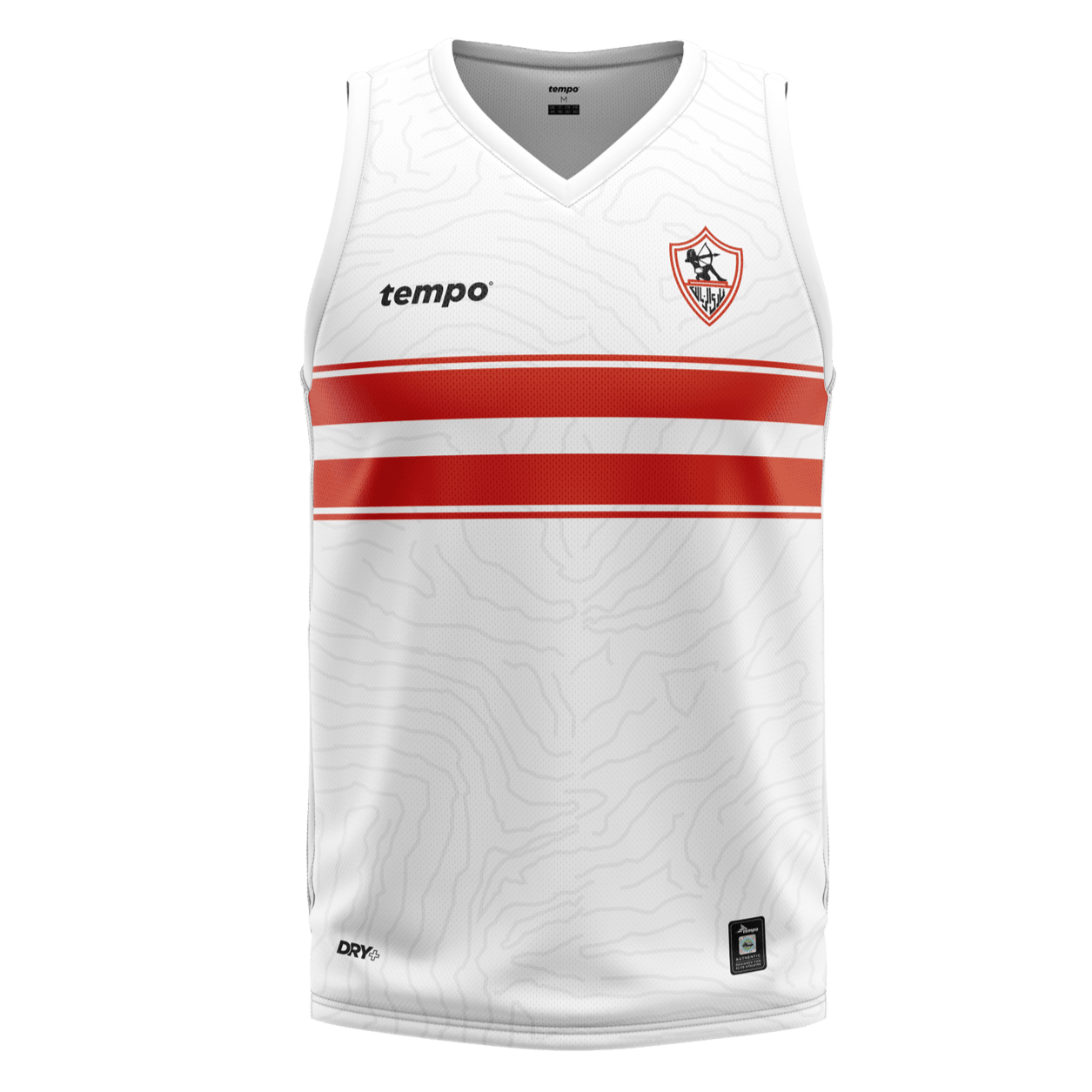 DRY+ Basketball Jersey Zamalek Home 21-22 - Tempo Sport