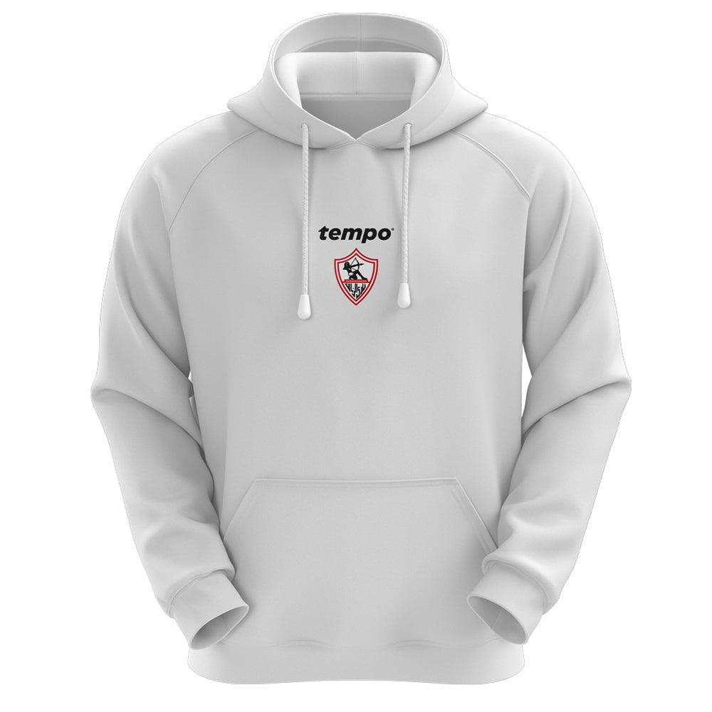 ESSENTIALS Hoodie Zamalek White 21-22 - Tempo Sport