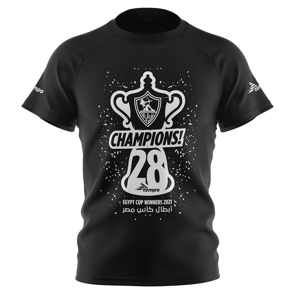 Zamalek 2021 Cup Champion T-Shirt - Tempo Sport