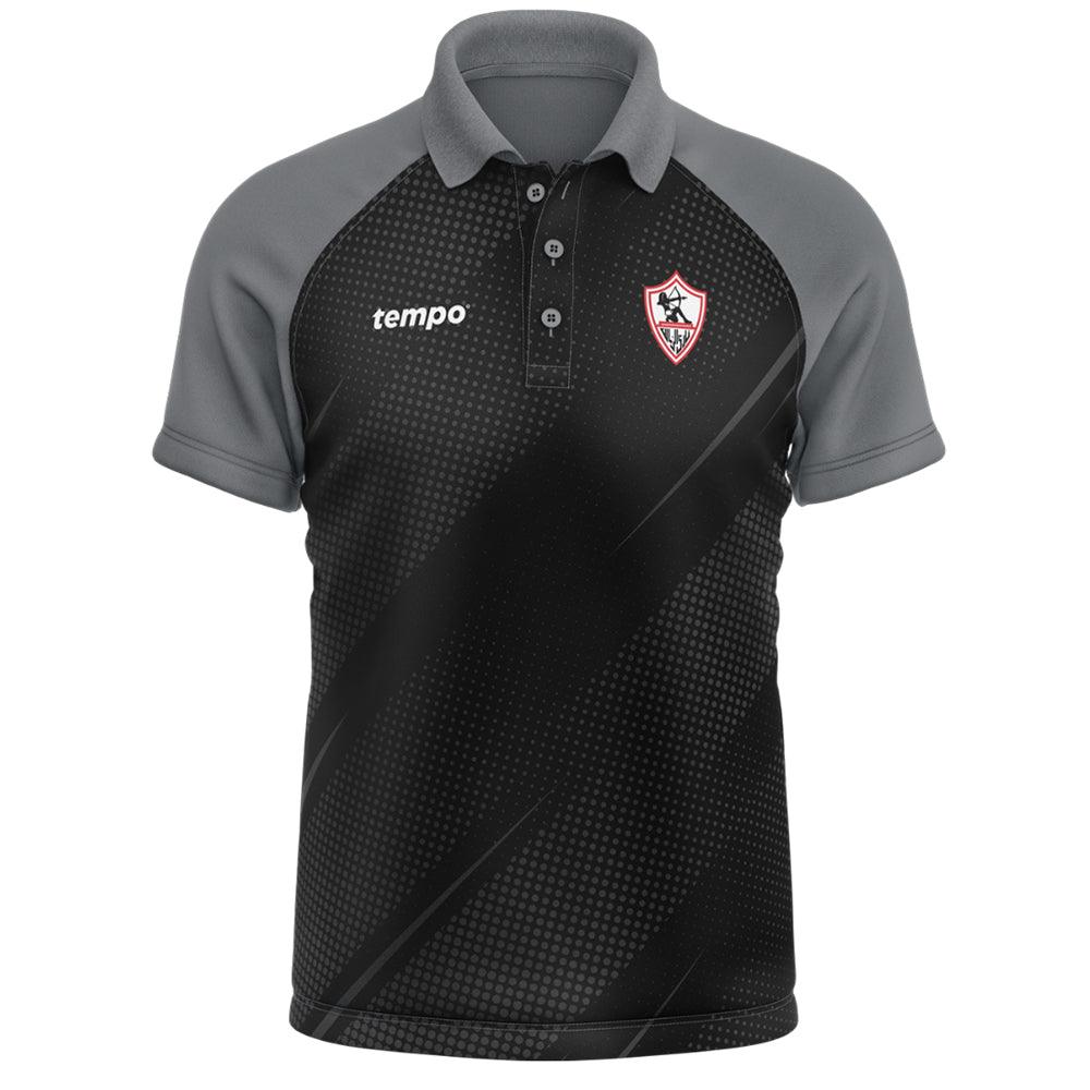 Polo T-Shirt Zamalek Black/Grey 21-22 - Tempo Sport
