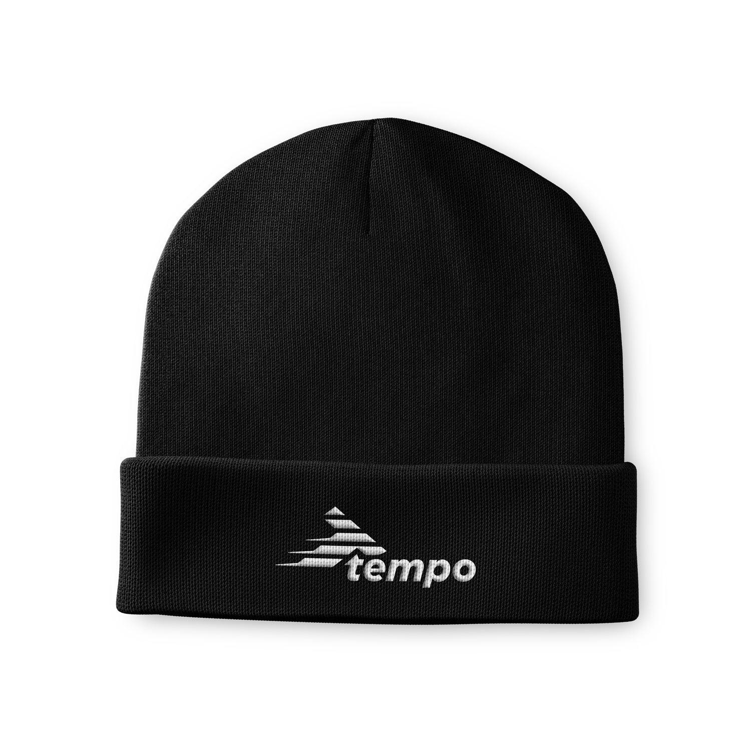 Tempo Black Beanie - Tempo Sport