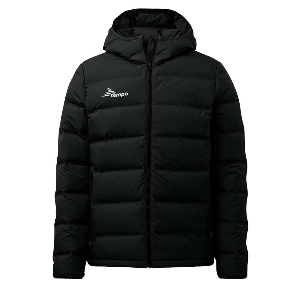 ESSENTIALS Puffer Jacket Black - Tempo Sport