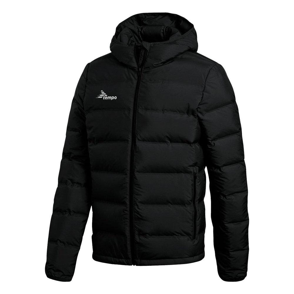 ESSENTIALS Puffer Jacket Black - Tempo Sport
